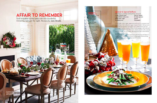 Christmas Banquet Christmas Banquet Rezept Feature elegant festlicher Anlass mit gedecktem Tisch Stuhl Glas Essen Trinken