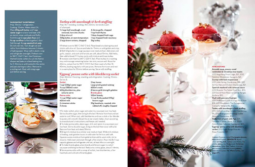 Christmas Banquet Christmas Banquet Rezept Feature elegant festlicher Anlass mit gedecktem Tisch Glas Essen Trinken rot