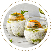 Chiasamenpudding mit Kaktusfeige Chiasamenpudding mit Kaktusfeige Bildnummer 11455893